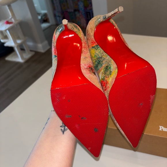 Christian Louboutin Pigalle Follies with Red Bottoms Women’s designer heels - Picture 9 of 9